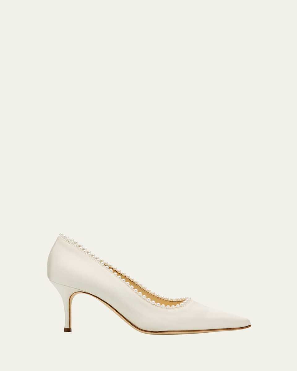 Kifat 70mm Silk Pearly Classic Pumps